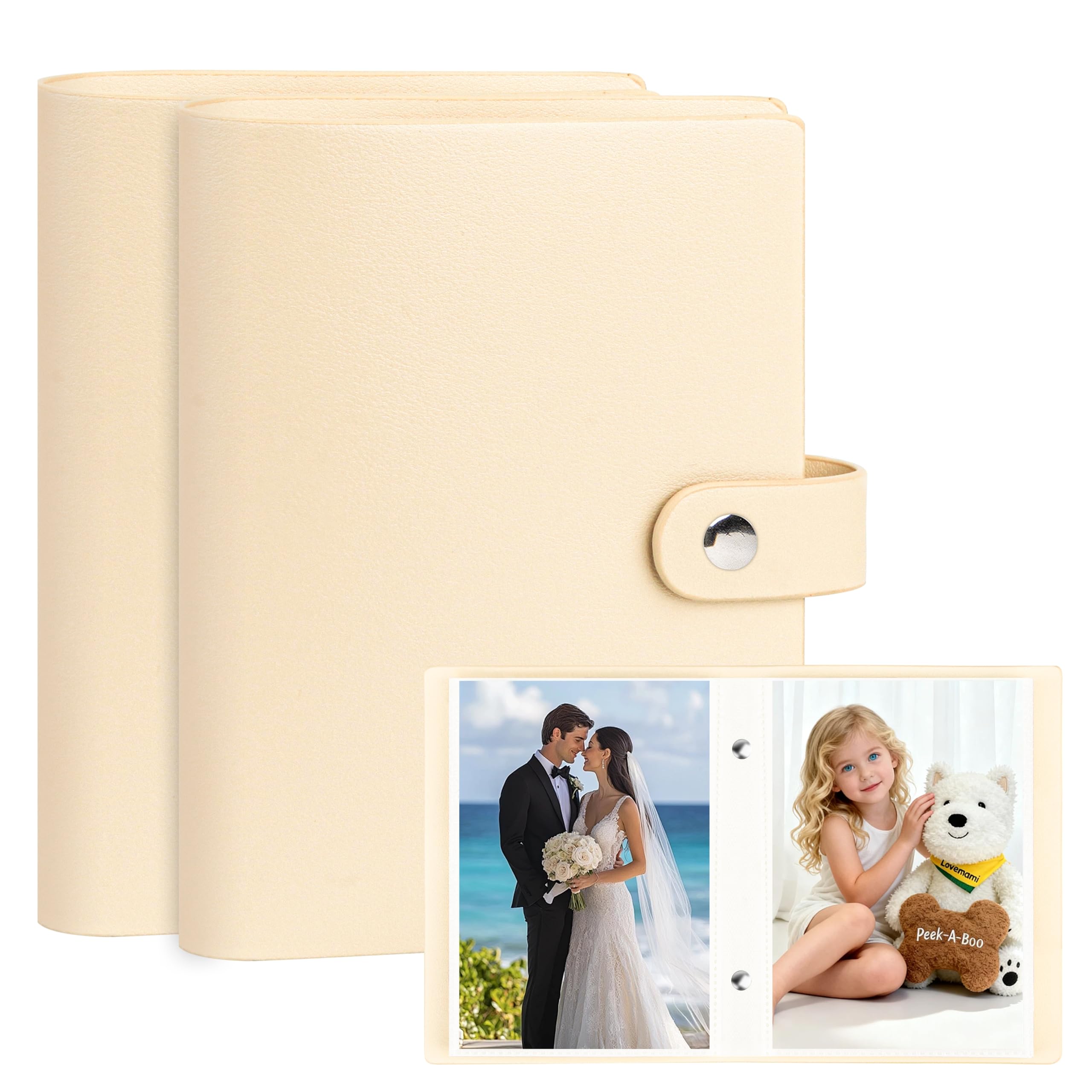 Amazon.com: Aevdor 2 Pack Small 4x6 Photo Albums, 104 Photos Total